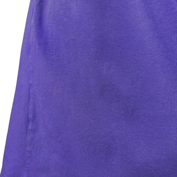 Y2K Ketch the Spirit TCU Game Day Mini Babydoll Dress Womens Purple White Small - Picture 9 of 10